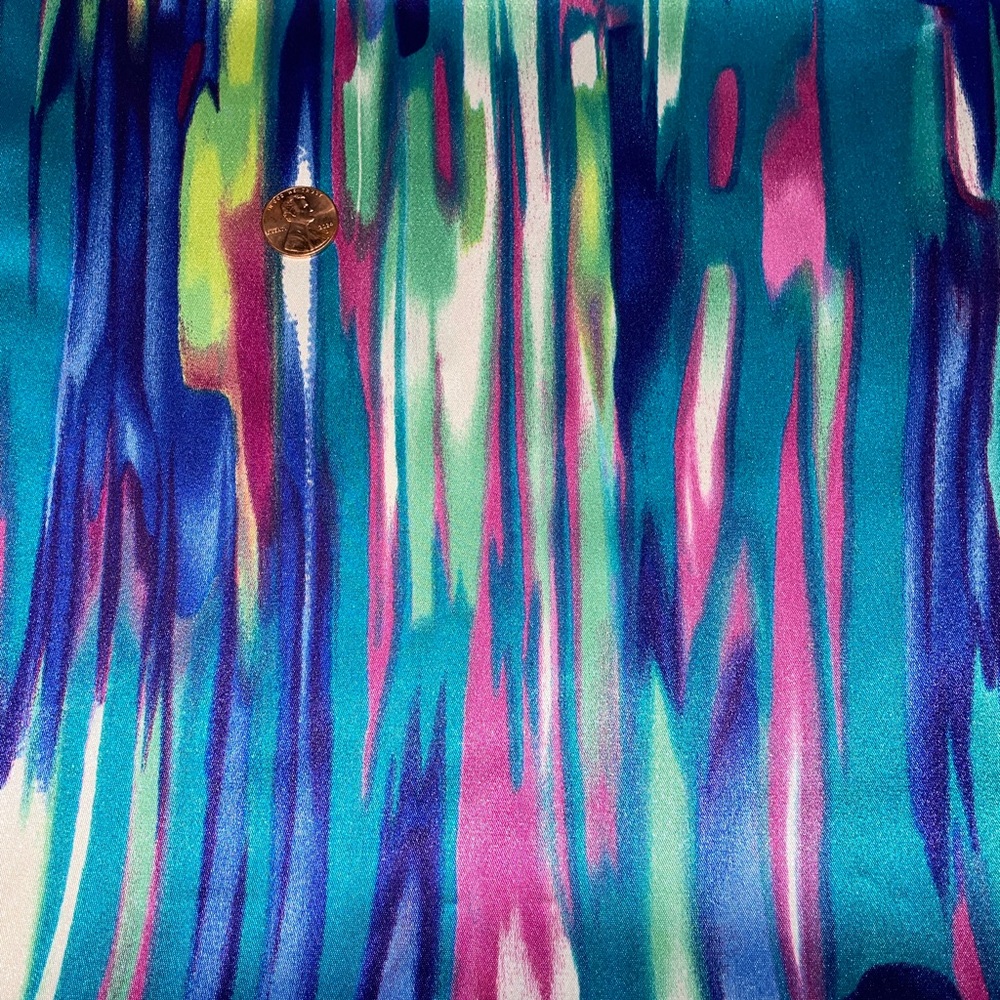 2 YARDS New Vibrant Satin Yardage